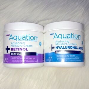 New Aquation Clinical Cream Hydraulic Acid & Retinol Bundle